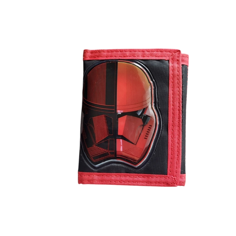 Star Wars Trifold Wallet The Force Awakens Allegiance First Order Red/black